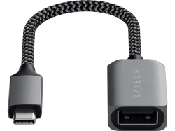SATECHI ST-UCATCM - Adapterkabel USB-C zu USB 3.0 (Dunkelgrau/Schwarz)