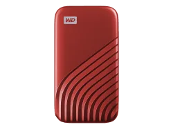 Western Digital - My Passport 1 TB Rot, Rot Bunt, 1 TB
