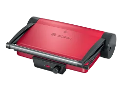 Bosch Haushalt TCG4104 Elektro Kontaktgrill Schwarz, Rot