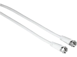 HAMA 205037 CABLE SAT M/M 1.5 - SAT-Anschlusskabel (Weiss)