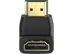 HAMA 205165 ADAPTER HDMI M/F ANGLE - HDMI-Winkeladapter (Schwarz)
