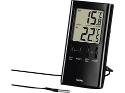 HAMA T-350 - LCD-Thermometer (Schwarz)
