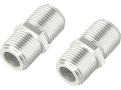 HAMA 205271 ADAPTER F F/F 2PCS - SAT-Adapter (Silber)