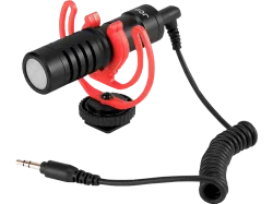 JOBY Wavo Mobile - Kamera-Mikrofon (Schwarz/Rot)