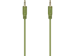 HAMA FLEXI-SLIM CABLE AUX3 M/M 0.75M - Audio-Kabel (Grün)