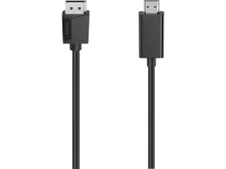 HAMA 205144 DPP/HDMI M/M 1.5M - DisplayPort/HDMI-Kabel (Schwarz)