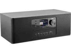 PEAQ PDR 370 BT-B - Internetradio (DAB, DAB+, FM, Internet radio, Schwarz)