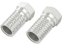 HAMA 00205208 - F-Stecker (Silber)