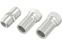 HAMA 00205203 - SAT-Adapter-Set (Silber)