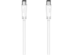 HAMA 00205050 - Antennen-Kabel (Weiss/Silber)
