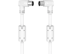 HAMA 00205057 - Antennen-Kabel (Weiss/Silber)