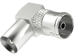 HAMA 00205202 - Antennen-Adapter (Silber)