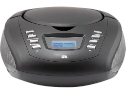 OK ORC 230 - Stereo DAB+ Radio mit CD und BT (DAB, DAB+, FM, Schwarz)