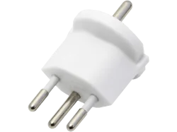 S-ELECTRO Fix-Adapter SchuKo-CH 4.107439 weiss, 3-polig
