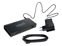 INAKUSTIK 424505 - MHL-HDMI Switchbox (Schwarz)