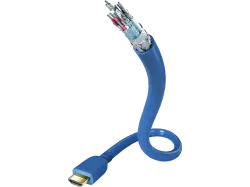 INAKUSTIK 924210 - HDMI-Kabel (Blau)