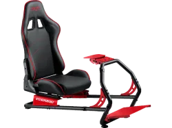 OPLITE GT3 Superfast - Gaming Stuhl (Schwarz/Rot)