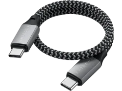 Satechi USB-C® Kabel USB 2.0 USB-C® Stecker 0.25 m Anthrazit ST-TCC10M