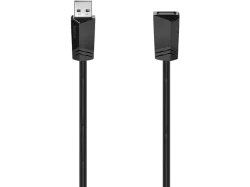 hama 00200619 USB-Verlängerungskabel, USB 2.0, 480 Mbit/s, 1,50 m