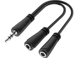 HAMA 00200349 - Audio-Splitter (Schwarz)