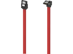 HAMA 00200740 - SATA-Kabel, 60 cm, Schwarz/Rot