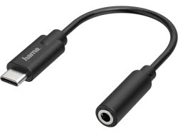 hama 00200318 Audio-Adapter, USB-C-Stecker - 3,5-mm-Klinke-Buchse, Stereo