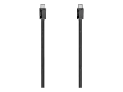 Hama USB-C® Kabel USB 3.2 Gen1 USB-C® Stecker 0.75 m Schwarz vergoldete Steckkontakte 00200648