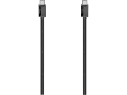 Hama USB-C® Kabel USB 3.2 Gen2 USB-C® Stecker 1 m Schwarz vergoldete Steckkontakte 00200656