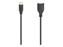 HAMA 00200638 - Kabel USB-A zu USB-C (Schwarz)