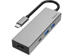 hama 00200107 USB-C-Hub, Multiport, 4 Ports, 2x USB-A, USB-C, HDMI?