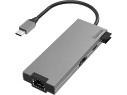 HAMA 200109 - USB-C Multiport-Adapter (Grau)
