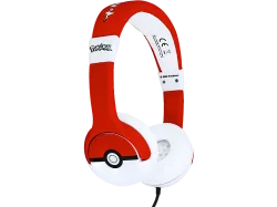 OTL TECHNOLOGIES Pokémon Pokéball Kids - Kopfhörer (On-ear, Rot/Weiss)