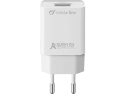 CELLULAR LINE USB Adaptive Fast Charger 15W - Ladegerät (Weiss)
