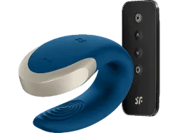 Satisfyer Double Love Bluetooth + App Blue