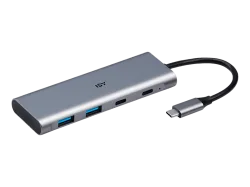 ISY IHU-5200 - USB-C Adapter (Silber)