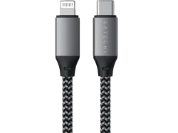 Satechi USB-Kabel USB 2.0 USB-C® Stecker, Apple Lightning Stecker 0.25 m Anthrazit ST-TCL10M