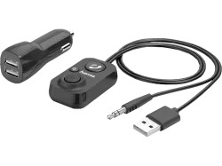 HAMA BT Hands-Free Equipment - Bluetooth-Freisprecheinrichtung für Kfz (Schwarz)