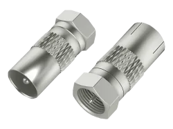 HAMA 00205315 - SAT-Adapter (Silber)