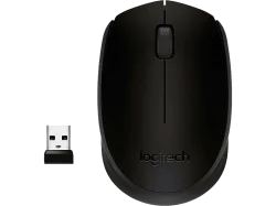 Logitech M171 Maus Kabellos, Funk Optisch Schwarz, Grau 3 Tasten 1000 dpi