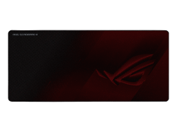 Asus ROG Scabbard II Gaming-Mauspad Staubgeschützt, Spritzwassergeschützt Schwarz/Rot