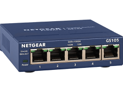 NETGEAR GS105 GE GS105GE Netzwerk Switch 5 Port 1000 MBit/s