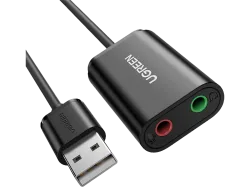 UGREEN External Sound Adapter 30724 USB 2.0,Black