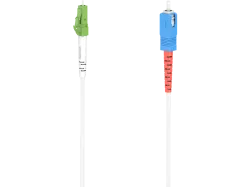 HAMA 00200767 - Glasfaser-Netzwerkkabel (Weiss/Grün/Blau)
