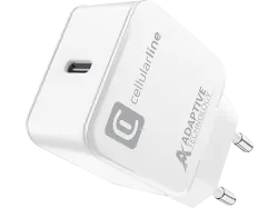 Cellularline Ladegerät USB-C 15W Mini USB-C Charge – USB C Kabel/Adapter/Ladegerät