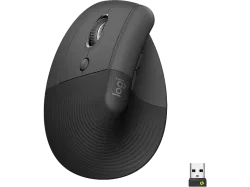 Logitech Lift Left Vertical Ergonomic Mouse Ergonomische Maus Bluetooth®, Funk Optisch Graphite 6 Tasten 4000 dpi