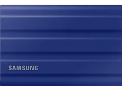 SAMSUNG Portable SSD T7 Shield - Festplatte (SSD, 2 TB, Blau)