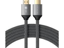 Satechi HDMI Anschlusskabel HDMI-A Stecker 2 m Grau ST-8KHC2MM 8K UHD HDMI-Kabel