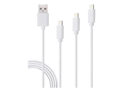 ISY IZB-533 - USB-A auf Lightning Ladekabel (Weiss)