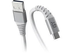 ISY ICN-5000-WT-AC - USB-A auf USB-C 5-Gbps-Kabel (Weiss)