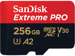 SANDISK Extreme PRO (UHS-I), Micro-SDXC Micro-SDXC-Speicherkarte, 256 GB, 200 MB/s